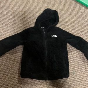 Size 6 hooded North Face Fleece jacket